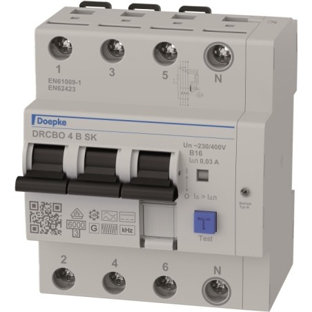 Doepke FI/LS-Kombination DRCBO 4 B16/0.03/3N-B SK (9948104)