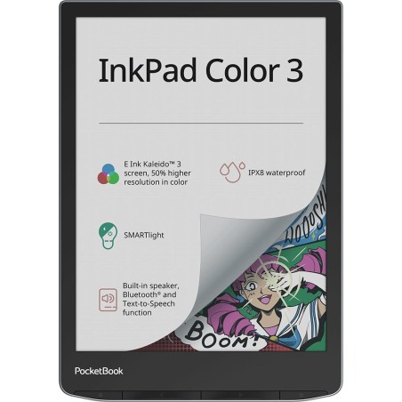 PocketBook InkPad Color 3 eBook-Reader Stormy Sea 7.8 Zoll E Ink Kaleido 3 32GB IPX8 (PB743K3-1-WW-B)