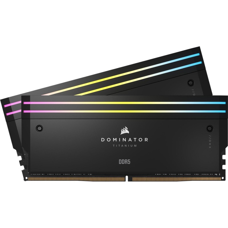 CORSAIR Dominator Titanium RGB - DDR5 - Kit - 48GB: 2 x 24GB - DIMM 288-PIN - 7200 MHz / PC5-57600 - CL36 - Schwarz (CMP48GX5M2