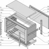 SCHROFF Komplettgehäuse, EMV-geschirmt - PROPAC PRO GEH.3HE 84TE 266T (24576109)