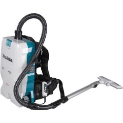 Makita Akku-Rucksackstaubsauger VC011GZ blau/schwarz ohne Akku und (VC011GZ)