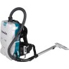 Makita Akku-Rucksackstaubsauger VC011GZ blau/schwarz ohne Akku und (VC011GZ)