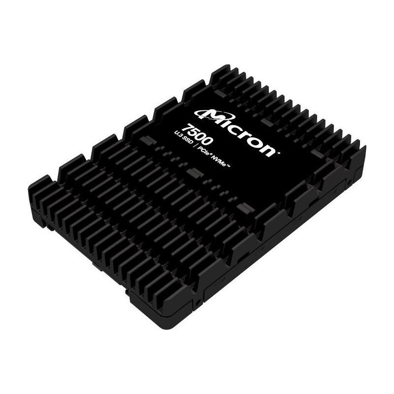 Micron 7500 PRO - SSD - Read Intensive - verschlüsselt - 15.36 TB - intern - 2.5" (6.4 cm) - U.3 PCIe 4.0 (NVMe) - 256-Bit-AES,