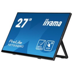 iiyama ProLite T2755QSC-B1, 68,6cm (27''), Projected Capacitive, USB, Kit (USB), schwarz Touchmonitor (16:9), Bildschirmdiagona