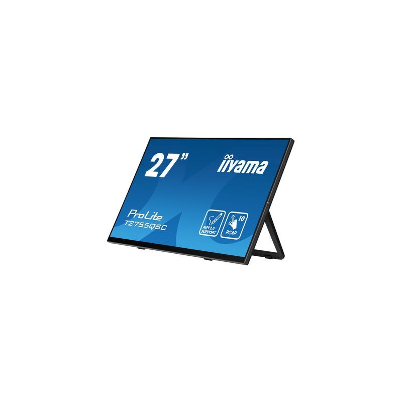 iiyama ProLite T2755QSC-B1, 68,6cm (27''), Projected Capacitive, USB, Kit (USB), schwarz Touchmonitor (16:9), Bildschirmdiagona