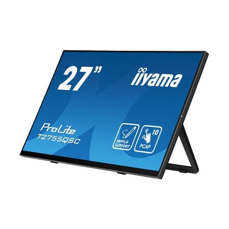 iiyama ProLite T2755QSC-B1, 68,6cm (27''), Projected Capacitive, USB, Kit (USB), schwarz Touchmonitor (16:9), Bildschirmdiagona