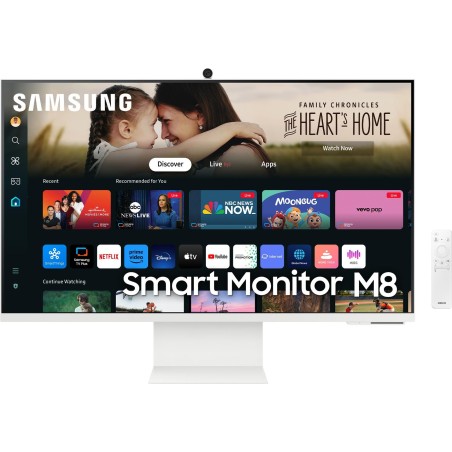 Samsung M80D Computerbildschirm 81,3 cm (32") 3840 x 2160 Pixel 4K Ultra HD LED Weiß (LS32DM801UUXEN)