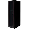 ROLINE 19 Zoll Netzwerkschrank Basic 42 600x800 BxT Glastür schwarz (26.21.0212)