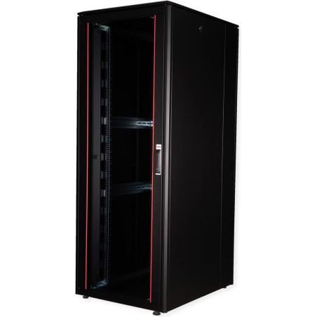 ROLINE 19 Zoll Netzwerkschrank Pro 42 HE 800x1000 BxT Glastür schwarz (26.21.0233)