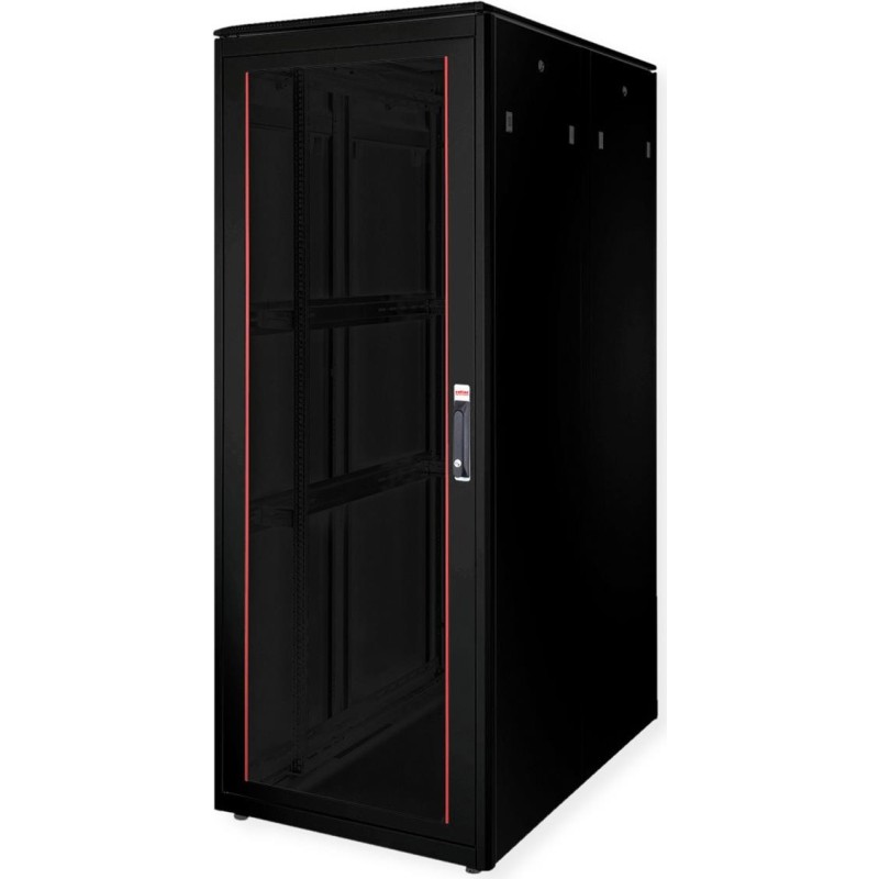 ROLINE 19 Zoll Netzwerkschrank Pro 42 HE 800x1200 BxT Glastür schwarz (26.21.0234)