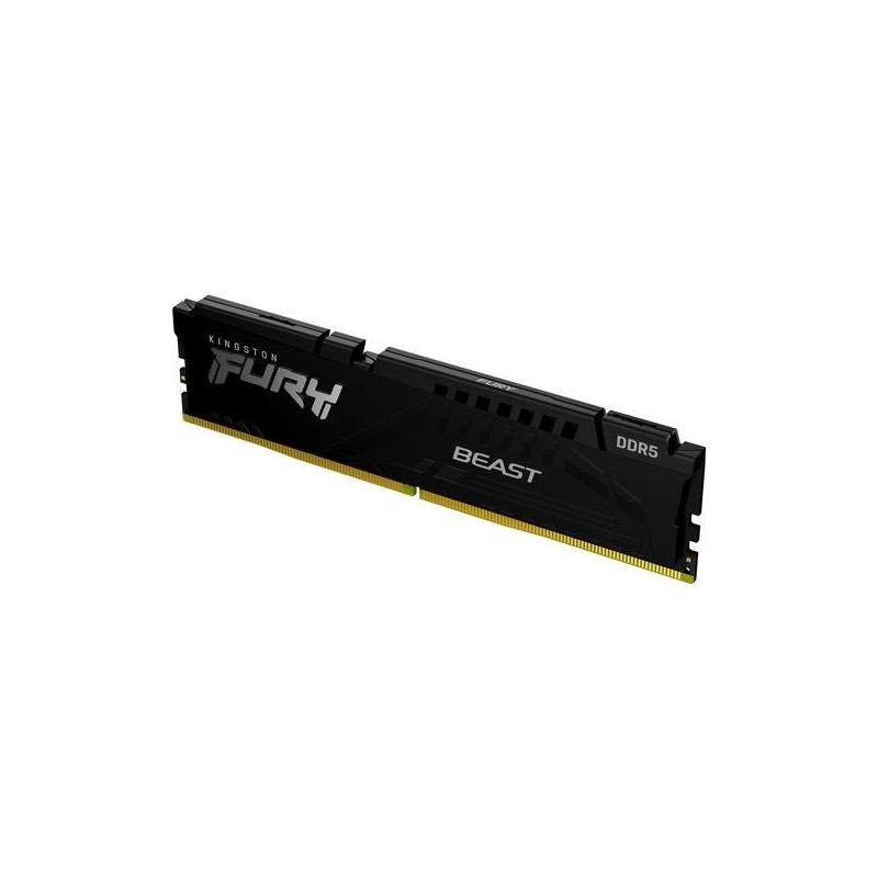 Kingston FURY Beast - DDR5 - Modul - 32GB - DIMM 288-PIN - 3000 MHz / PC5-48000 - CL30 - on-die ECC - Schwarz (KF560C30BBE-32)