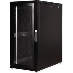Roline Pro - Schrank Netzwerkschrank - 600 x 1.000 mm (B x T) - RAL 9005, Jet Black - 26U - 48.3 cm (19") (26.21.0146)
