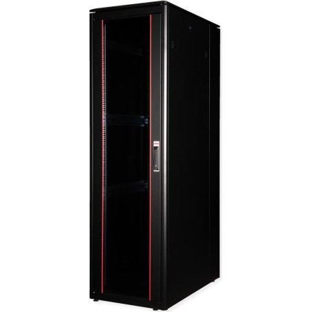 Roline Pro - Schrank Netzwerkschrank - Jet Black, RAL 9005 - 42HE - 48.3 cm (19") (26.21.0230)