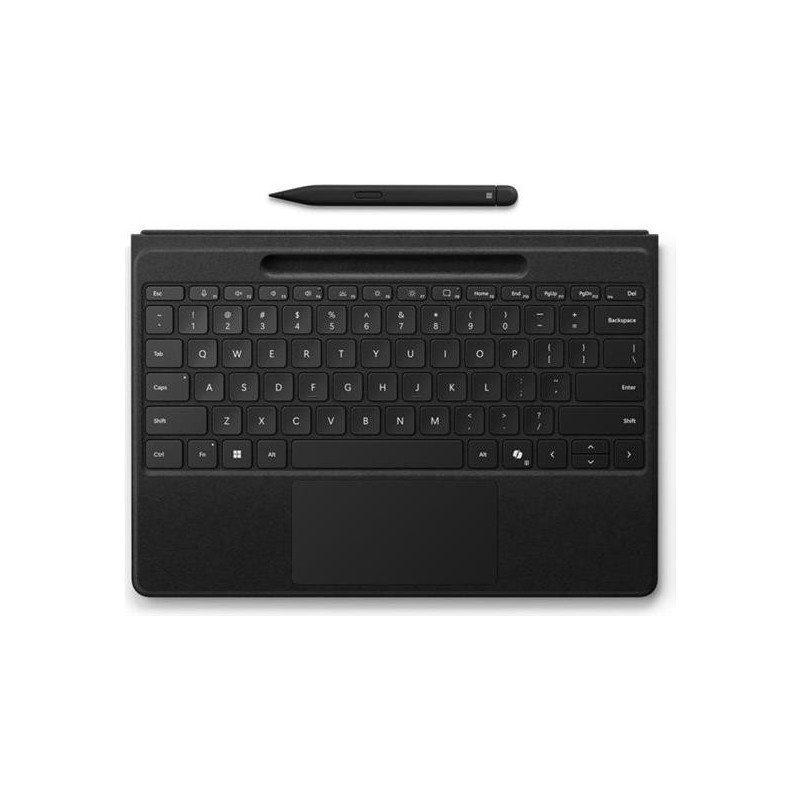 Microsoft Surface Pro Flex Keyboard - Tastatur - mit Touchpad, Beschleunigungsmesser, Surface Slim Pen 2 Ablage- und Ladeschale