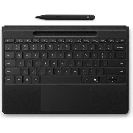 Microsoft Surface Pro Flex Keyboard - Tastatur - mit Touchpad, Beschleunigungsmesser, Surface Slim Pen 2 Ablage- und Ladeschale