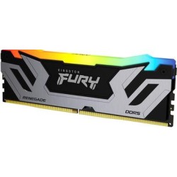 Kingston FURY Renegade RGB - DDR5 - Modul - 24GB - DIMM 288-PIN - 4200 MHz / PC5-67200 - CL40 - on-die ECC - schwarz & silber (