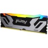 Kingston FURY Renegade RGB - DDR5 - Modul - 24GB - DIMM 288-PIN - 4200 MHz / PC5-67200 - CL40 - on-die ECC - schwarz & silber (
