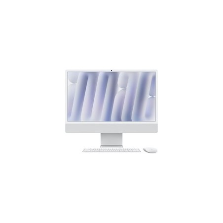 APPLE iMac Z1EH 59,62cm 23,5Zoll Standardglas M4 10C CPU/10C GPU/16C N.E. 16GB 256GB SSD Gbit Eth MM NumKey TID DE Silber (Z1EH