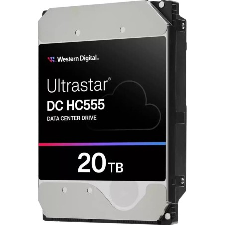 WD Ultrastar DC HC555 - Festplatte - Datencenter - 20TB - intern - 3,5" (8,9 cm) - SATA 6Gb/s - 7200 rpm - Puffer: 512MB (0B487