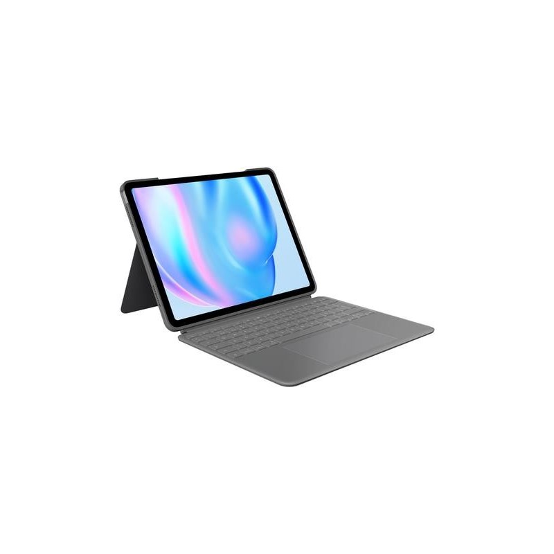 Logitech Combo Touch - Tastatur und Foliohülle - mit Trackpad - hintergrundbeleuchtet - Apple Smart connector - QWERTY - Spanis
