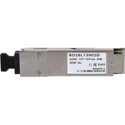 Kompatibler HPE X150 JH420A QSFP28 Transceiver, MPO/MTP Anschluss, 100GBASE-PSM4, Singlemode Fiber, 4xWDM, 2KM, 0°C/+70°C, DDM
