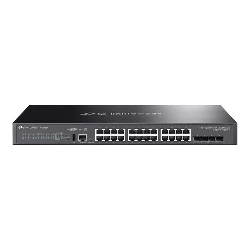 TP-LINK SG5428X Omada 24-Port L3 Managed Switch - Switch - 1 Gbps (SG5428X(UN))