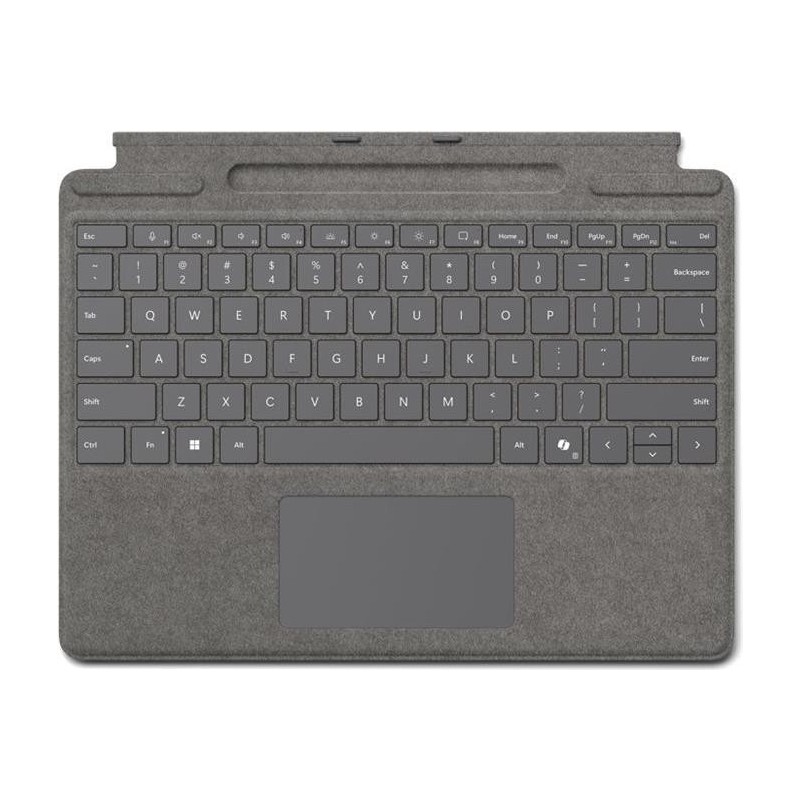 Microsoft Surface Pro Keyboard for Business - Tastatur - Französisch - mit Stiftaufbewahrung - mit Beschleunigungsmesser, Touch