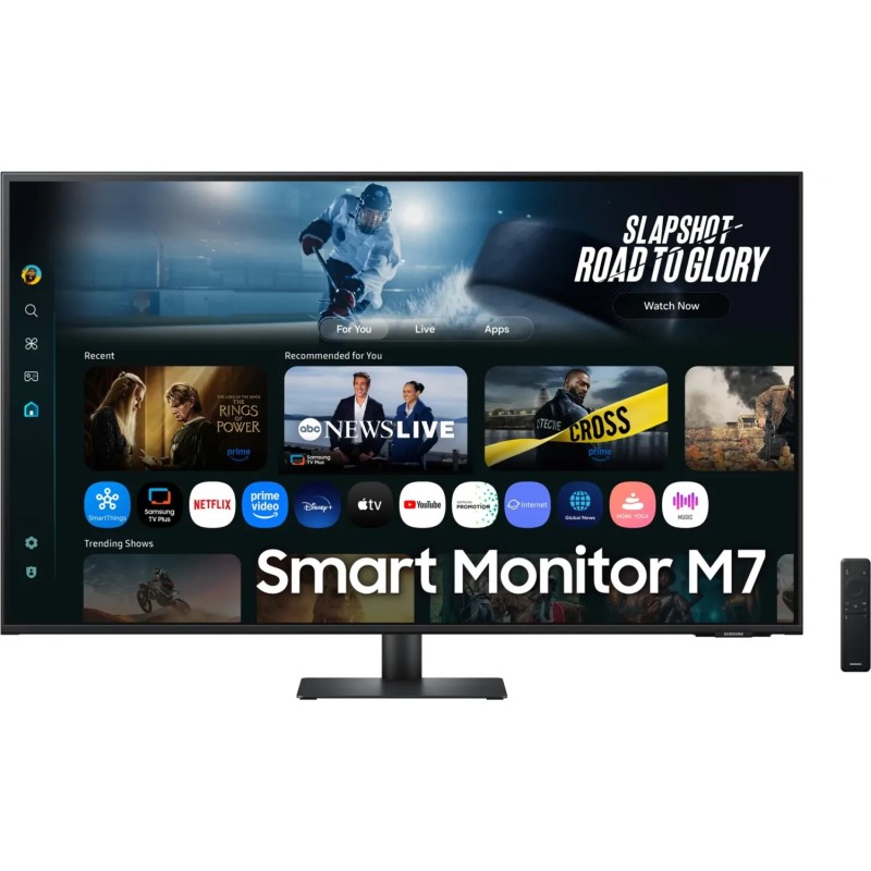 Samsung S43FM700UU LED-Monitor EEK F (A - G) 109.2 cm (43 Zoll) 3840 x 2160 Pixel 16:9 4 ms HDMI, USB-A (USB 2.0), USB-C, WLAN,