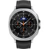 Samsung Galaxy Watch8 Classic - 46 mm - Black - Bluetooth/Wi Fi - Hybrid-Eco-Leder - Bandgröße: S/M/L (SM-L500NZKADBT)