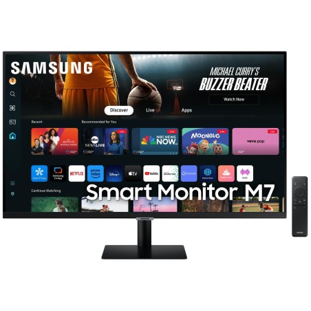 Samsung M7 S32DM700U Smart Monitor 80,0cm (32 Zoll) - 4K UHD, VA, 4ms, HDMI, USB-C, USB-Hub, WLAN, Tizen OS Energieklasse F (