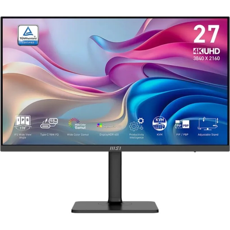 MSI Modern MD272UPHGDE 27" IPS UHD - Flachbildschirm (TFT/LCD) - 68,6 cm (9S6-3PB19H-271)