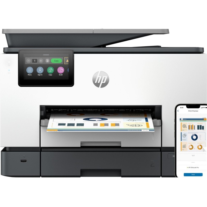 HP Officejet Pro 9130B Wireless Two-Sided Printing Copier, Scanner (4U561B)