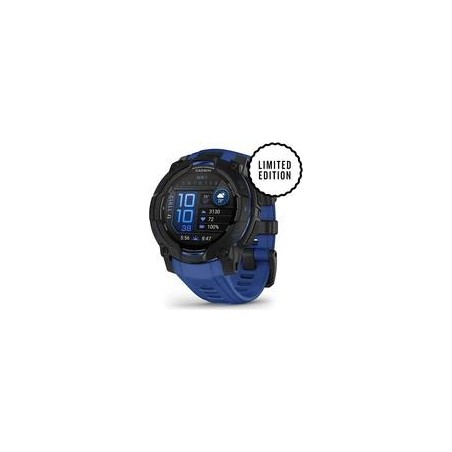Garmin Instinct 3 45mm AMOLED schwarz/bolt blue (010-02936-03)