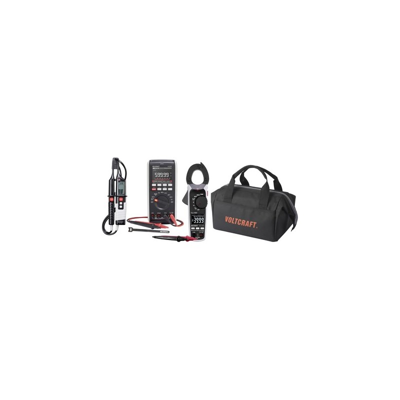 Voltcraft Messgeräteset Industrie VC-12884330+VC-8466760-Set mit Datenlogger CAT III 1000 V