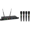 OMNITRONIC UHF-604 4-Kanal Funkmikrofon-System 520-554 MHz (13063605)
