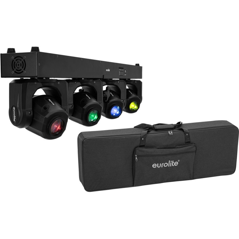 EUROLITE LED TMH Bar S120 Moving Head Spots Set mit Tasche 4x 30W COB