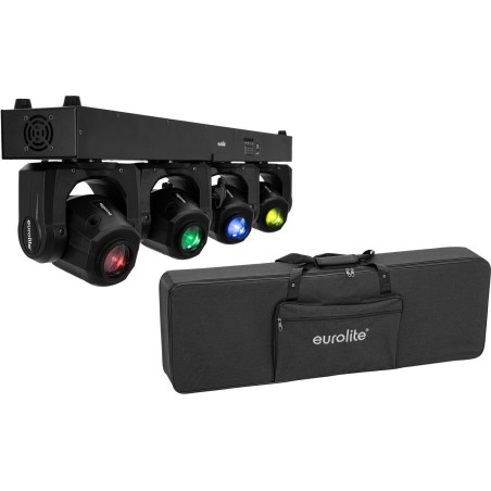 EUROLITE LED TMH Bar S120 Moving Head Spots Set mit Tasche 4x 30W COB
