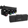 EUROLITE LED TMH Bar S120 Moving Head Spots Set mit Tasche 4x 30W COB