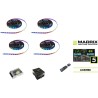 EUROLITE Set 4x LED Pixel Strip RGB 5m inkl. Madrix Start Software 20001059
