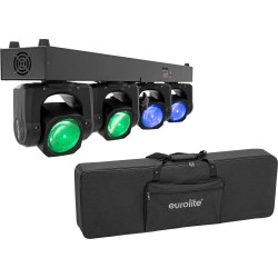 EUROLITE LED TMH Bar B240 Moving-Head Beam Set + Soft Bag 4x 60W RGBW Bühnenlicht