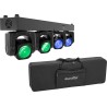EUROLITE LED TMH Bar B240 Moving-Head Beam Set + Soft Bag 4x 60W RGBW Bühnenlicht