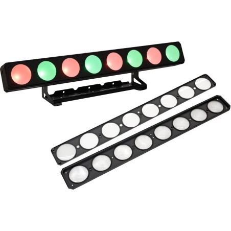 EUROLITE Set LED PMB-8 COB QCL 30W Leiste + Diffusorscheiben RGBW