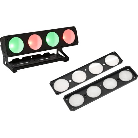 EUROLITE LED PMB-4 COB QCL 30W Leiste Set mit Diffusorscheiben RGBW