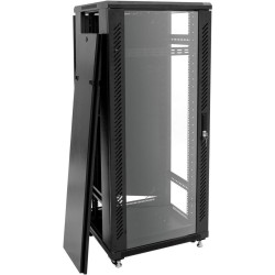 ROADINGER SSC-20 Stahlschrank mit Glastür 20HE 60x60x99 cm max. 150 kg Last