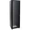 ROADINGER SSC-40 Stahlschrank mit Glastür 40HE 60x60x197cm 200kg Last
