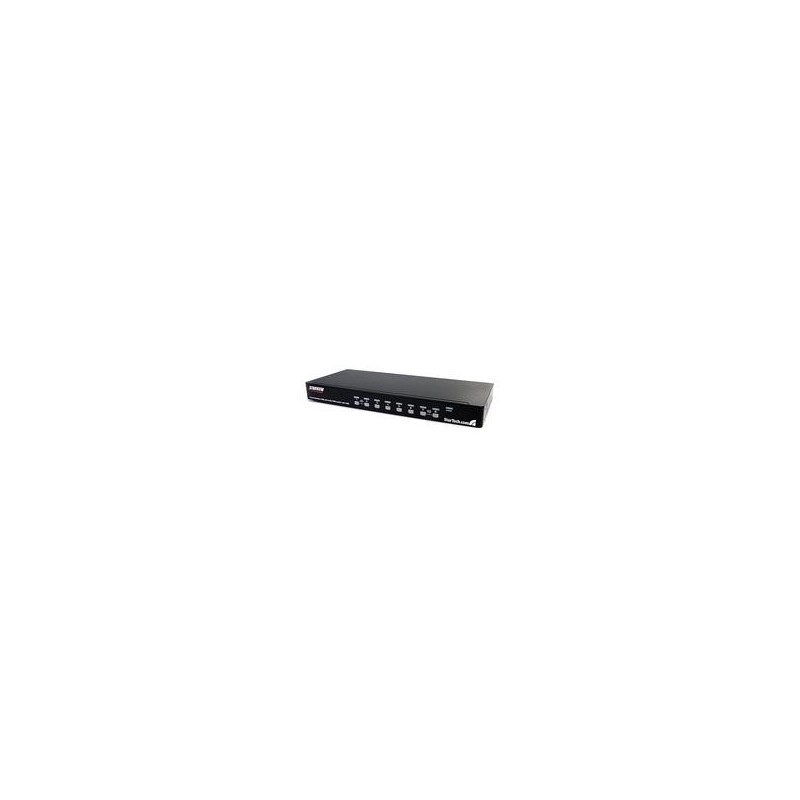 StarTech.com 8 Port Rackmount USB VGA KVM Switch - 8-fach VGA Umschalter mit Audio und OSD (On-Screen-Display) - KVM-/Audio-Swi