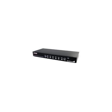 StarTech.com 8 Port Rackmount USB VGA KVM Switch - 8-fach VGA Umschalter mit Audio und OSD (On-Screen-Display) - KVM-/Audio-Swi