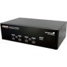 StarTech.com 4 Port Dual DVI USB KVM Switch - Umschalter mit Audio und USB2.0 Hub - KVM-/Audio-/USB-Switch - USB - 4 x KVM/Audi