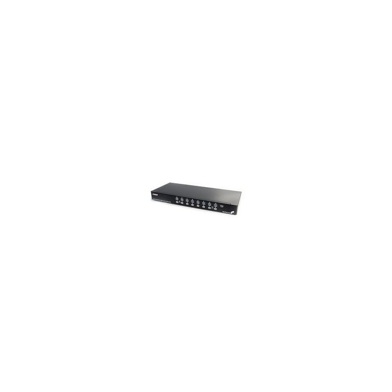 StarTech.com 16 Port 1HE USB VGA KVM Switch mit OSD zur Rack-Montage - KVM-Switch - USB - 16 x KVM port(s) - 1 lokaler Benutzer