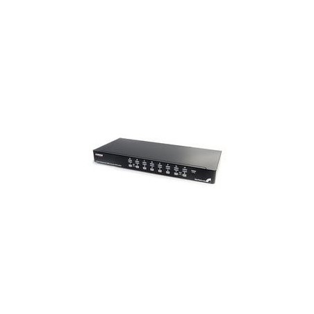 StarTech.com 16 Port 1HE USB VGA KVM Switch mit OSD zur Rack-Montage - KVM-Switch - USB - 16 x KVM port(s) - 1 lokaler Benutzer